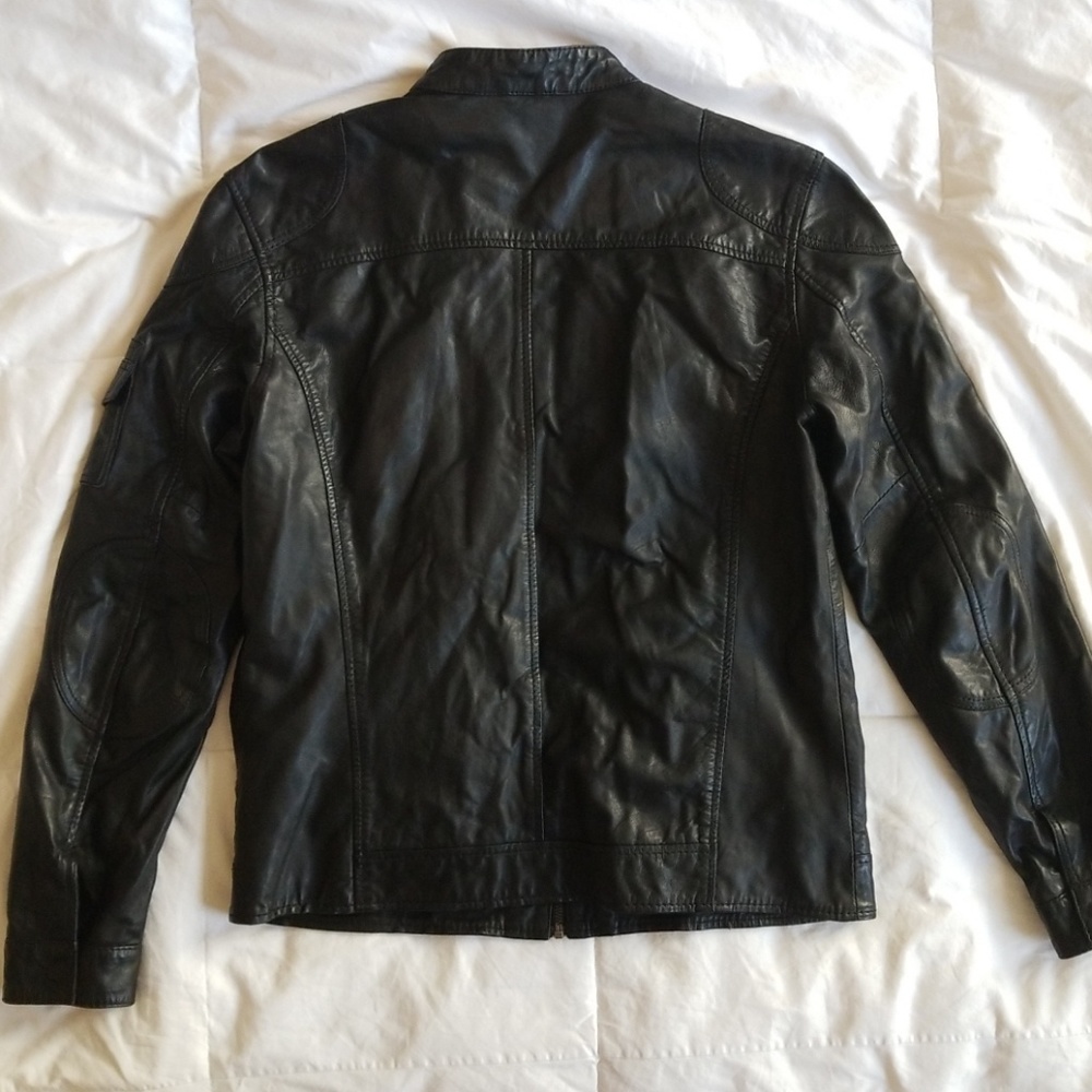 7 Diamonds - Genuine Leather Moto Jacket - Picture 4 of 8